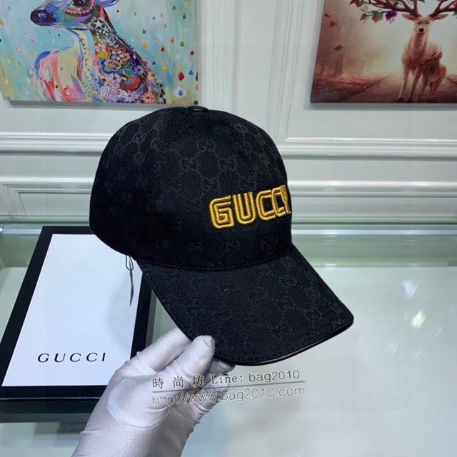 Gucci男女同款帽子 古馳立體刺繡棒球帽鴨舌帽  mm1731